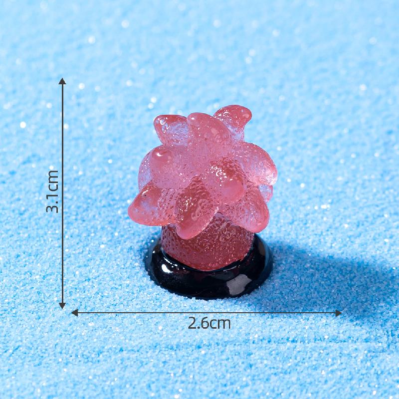 跨境新品微景观夜光小珊瑚 鱼缸海洋造景DIY装饰品配件迷你小摆件