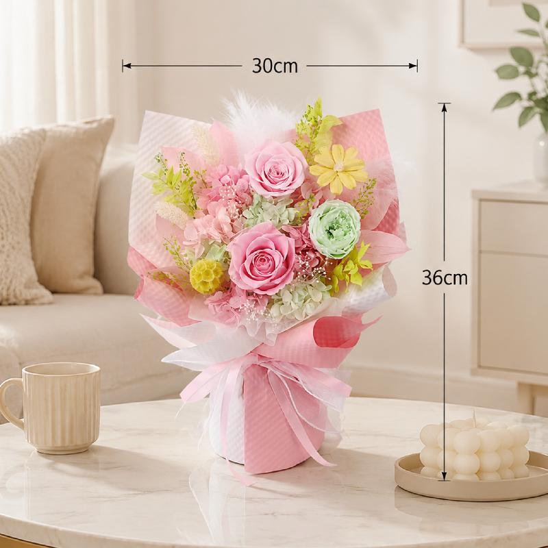 Bó hoa hồng vĩnh cửu quà sinh nhật Noel Valentine (HK-39)