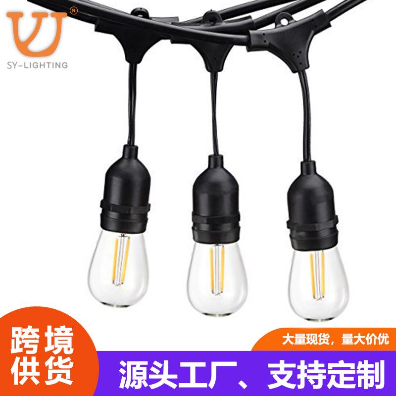 Đèn LED dây S14 mới, chống nước và năng lượng mặt trời, lý tưởng cho trang trí ngoài trời và cắm trại. Thích hợp cho sân vườn và không gian ngoài trời, bán buôn.