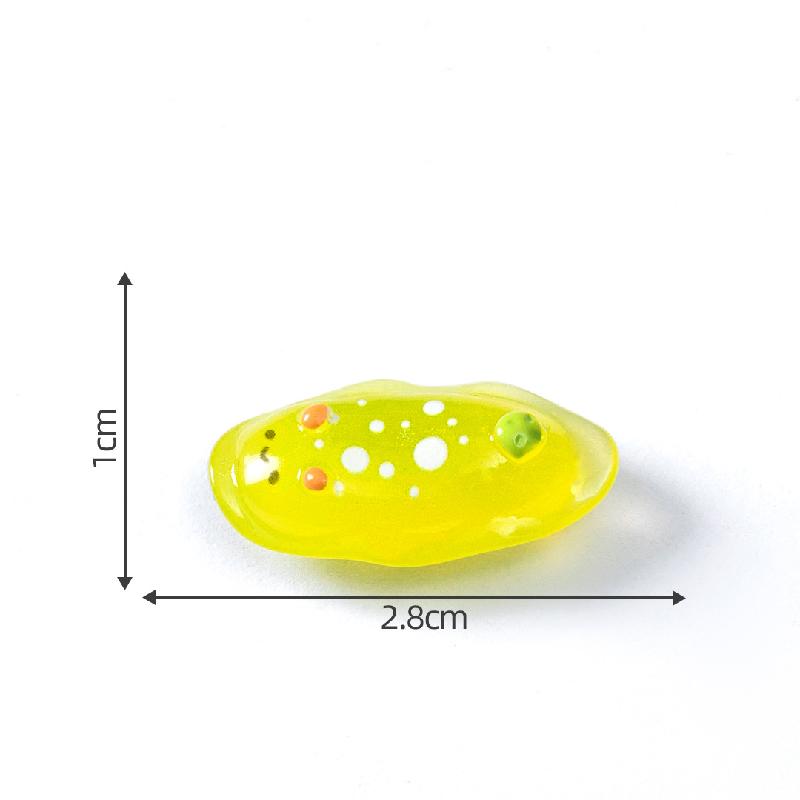 跨境微景观创意夜光写实海兔动物公仔 DIY装饰配件迷你树脂小摆件