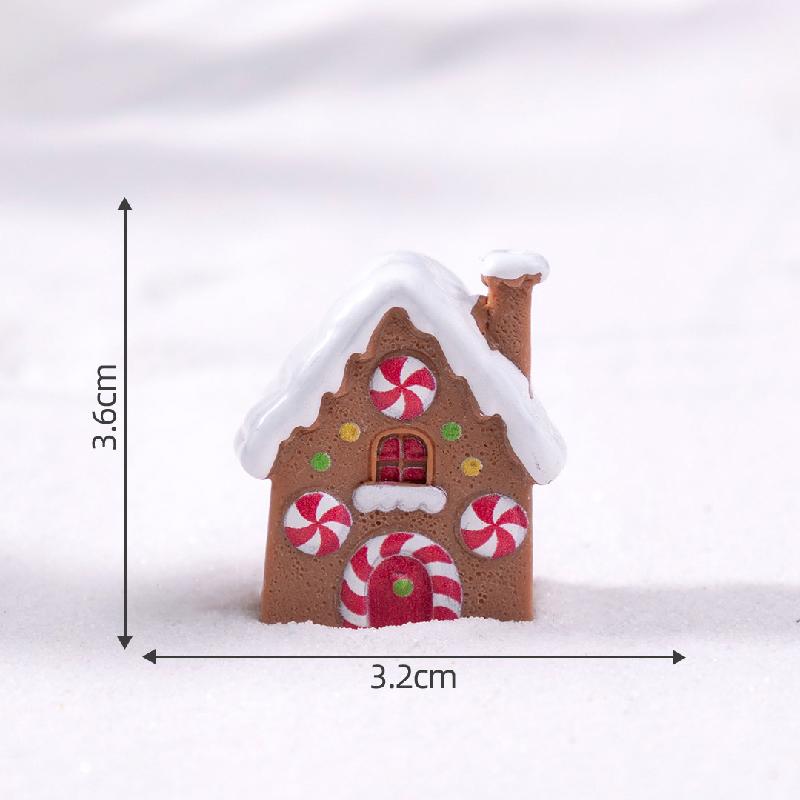 跨境外贸微景观创意圣诞老人小鹿DIY装饰品挂配件迷你桌面小摆件