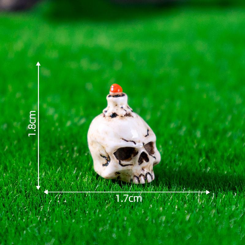 跨境外贸微景观创意万圣节骷髅木乃伊 DIY装饰品挂配件迷你小摆件