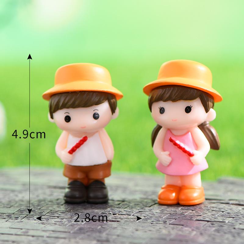 Cặp đôi kẹo hồ lô – Mô hình trang trí đáng yêu, phù hợp với tiểu cảnh, bánh kem (M-1370)