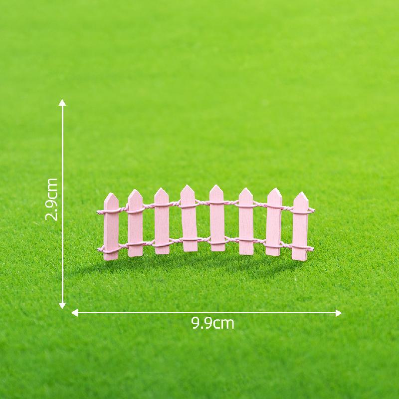 Hàng rào gỗ trắng mini, phụ kiện trang trí DIY tiểu cảnh (ZC-19)