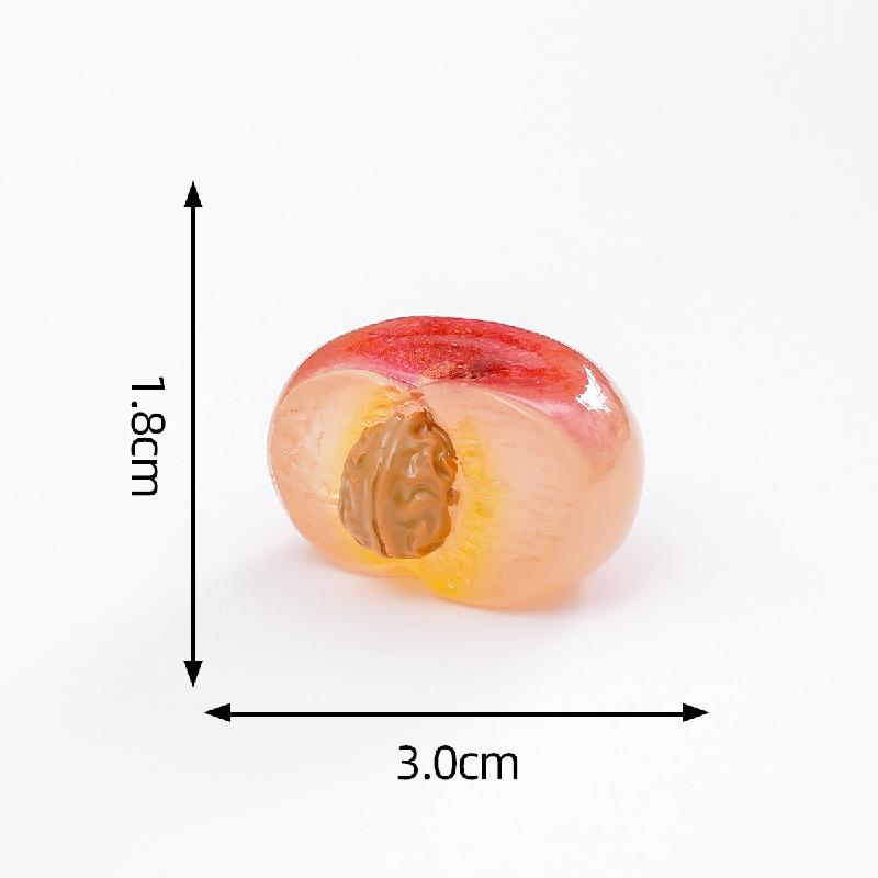 微景观创意夜光半切水果西瓜火龙果萌粒 DIY装饰品配件迷你小摆件