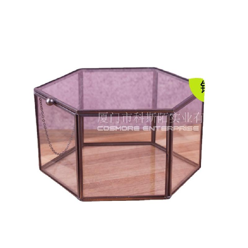 DG-220 Hộp hoa cối xay của đồng thanh, cửa sổ kính trục thẳng sáu mặt