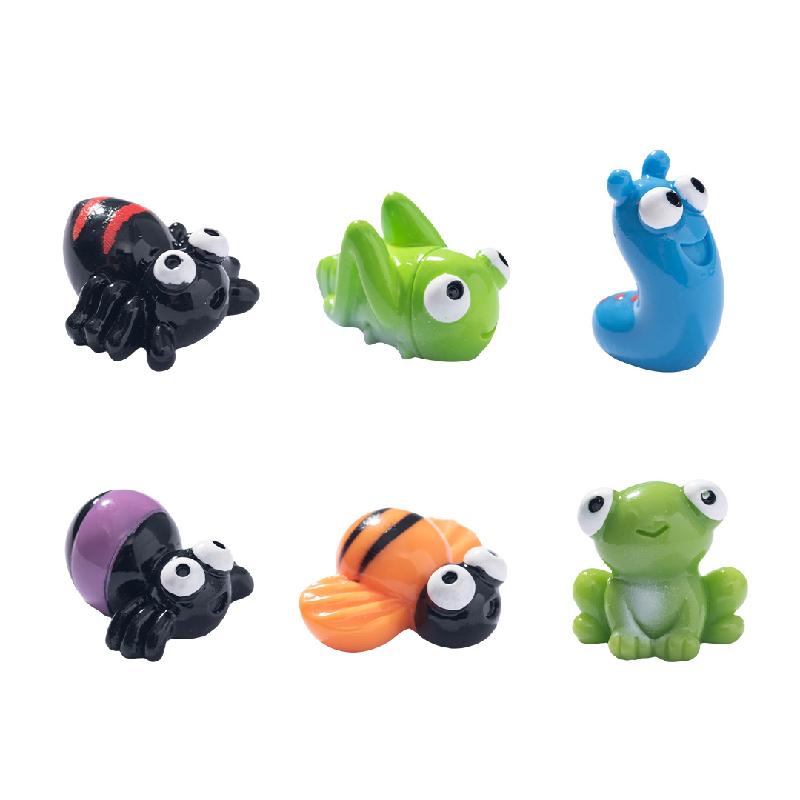 微景观创意大眼昆虫青蛙蜜蜂园艺造景 DIY装饰配件迷你桌面小摆件