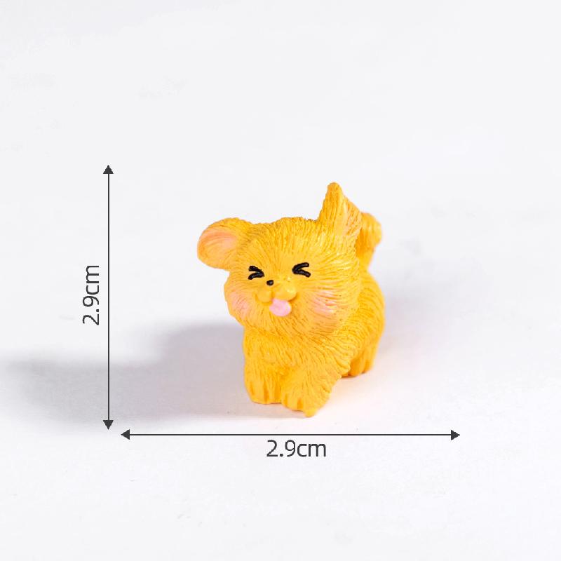 微景观创意潦草小白狗园艺造景 DIY装饰品配件迷你汽车桌面小摆件