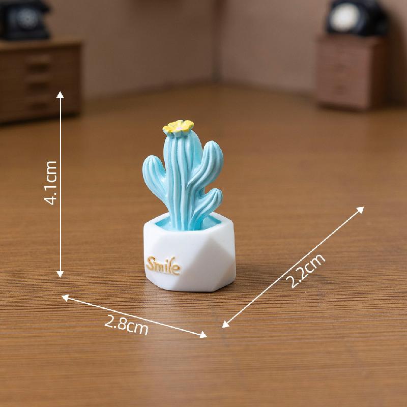 Tiểu cảnh xương rồng mini, quà tặng trang trí nữ tính (ZC-54)