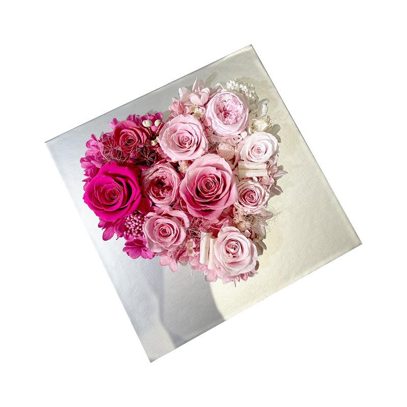 Hoa hồng Floyd vĩnh cửu hộp mica quà sinh nhật Valentine (HK-58)