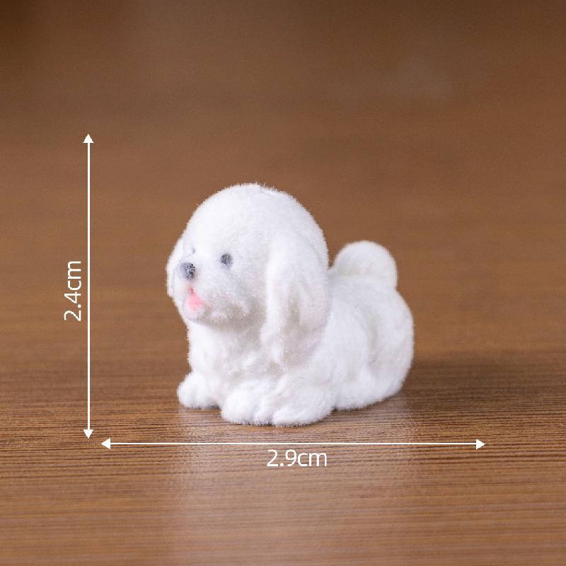 可爱植绒金毛小狗公仔萌粒 DIY装饰品钥匙扣包包挂配件迷你小摆件