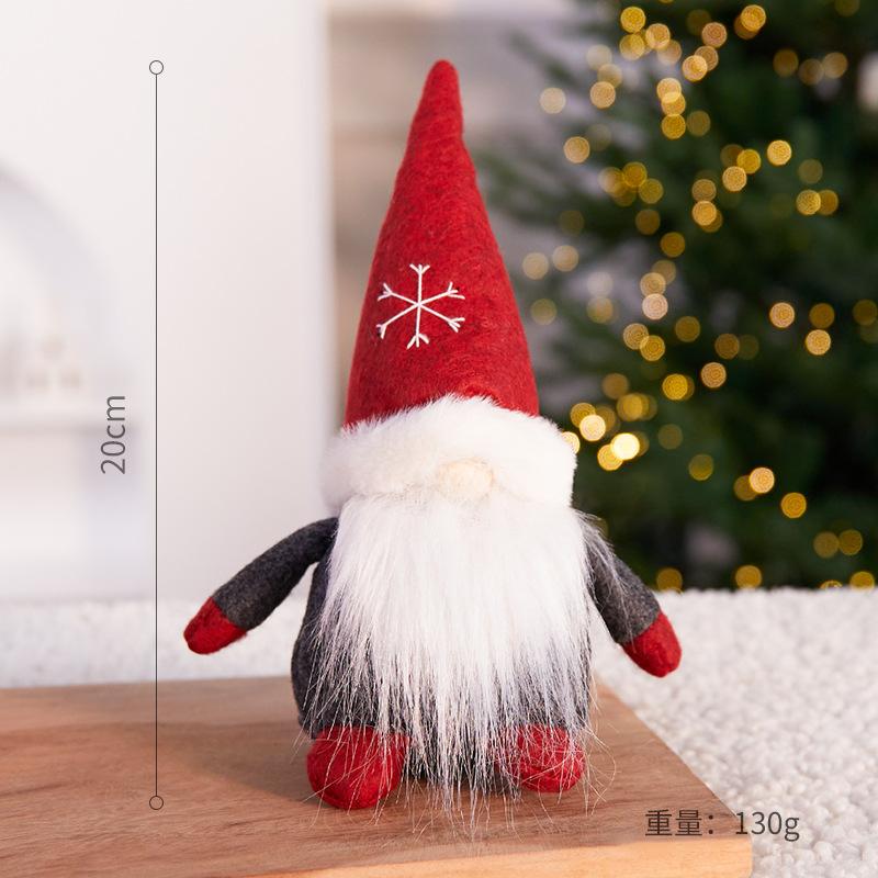 Trang trí Noel: Ông già Noel để bàn, trang trí DIY ấn tượng