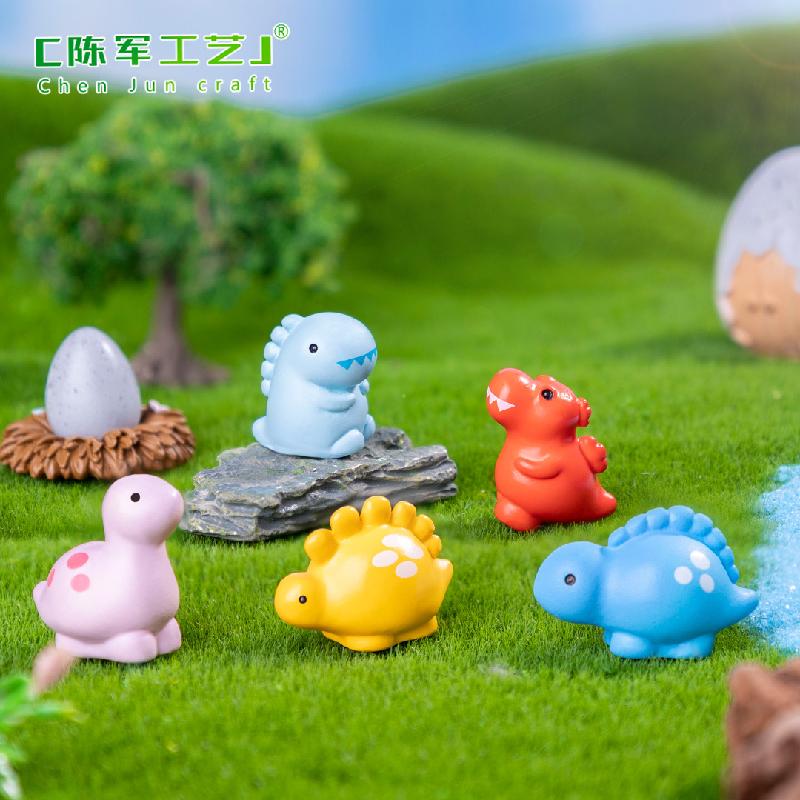 Khủng long mini ba sừng và đuôi gai tiểu cảnh DIY (ZC-672)