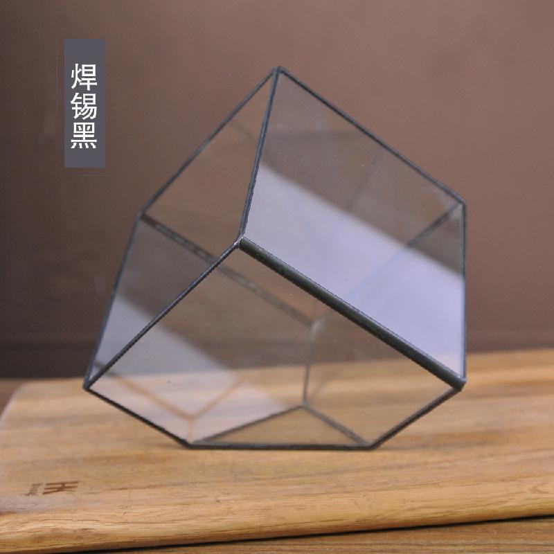 DG-23 Bồn kính hoa sáng tạo, cây hoa không mờ đục, thảo mộc sống đời, cảnh quan nhỏ, bát ăn, đồ trang trí