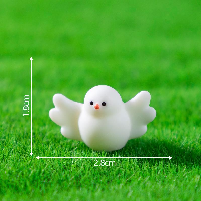 微景观创意可爱动物小猫咪小黄鸭公仔 DIY装饰品挂配件迷你小摆件