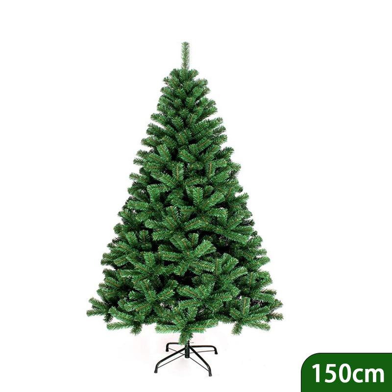 Cây thông Giáng Sinh mini giả 1.5m và 1.22m - cây thông dày đặc với lá thông giả, lý tưởng cho trang trí và quà tặng trong mùa lễ hội.