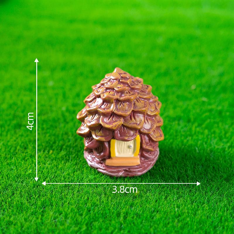 Tiểu cảnh động vật rừng: cú, búp bê DIY, phụ kiện treo bàn tiểu cảnh mini (ZC-495)