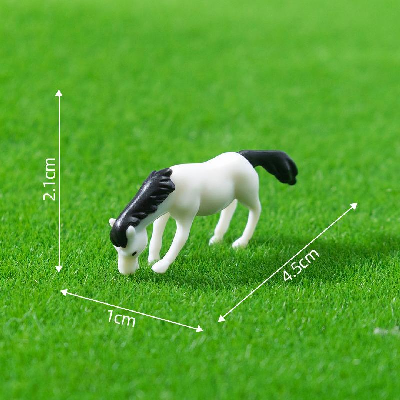 Tiểu cảnh ngựa con PVC, trang trí cây cảnh mini dễ thương (ZC-251)