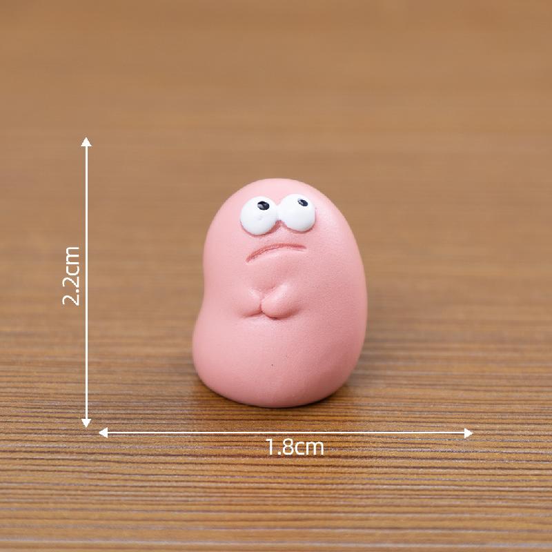 微景观创意橡皮泥大嘴怪萌粒娃娃屋 DIY装饰品配件迷你桌面小摆件