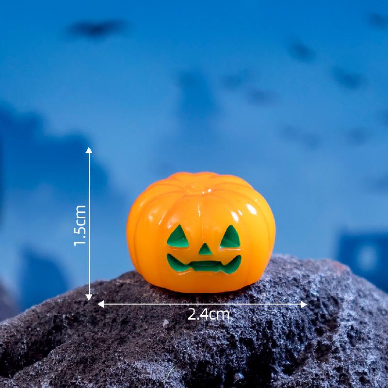 Ma quái bí ngô và phù thủy - phụ kiện trang trí DIY cho Halloween, cảnh quan mini xuất khẩu, mô hình nhỏ dễ thương (ZC-1380)