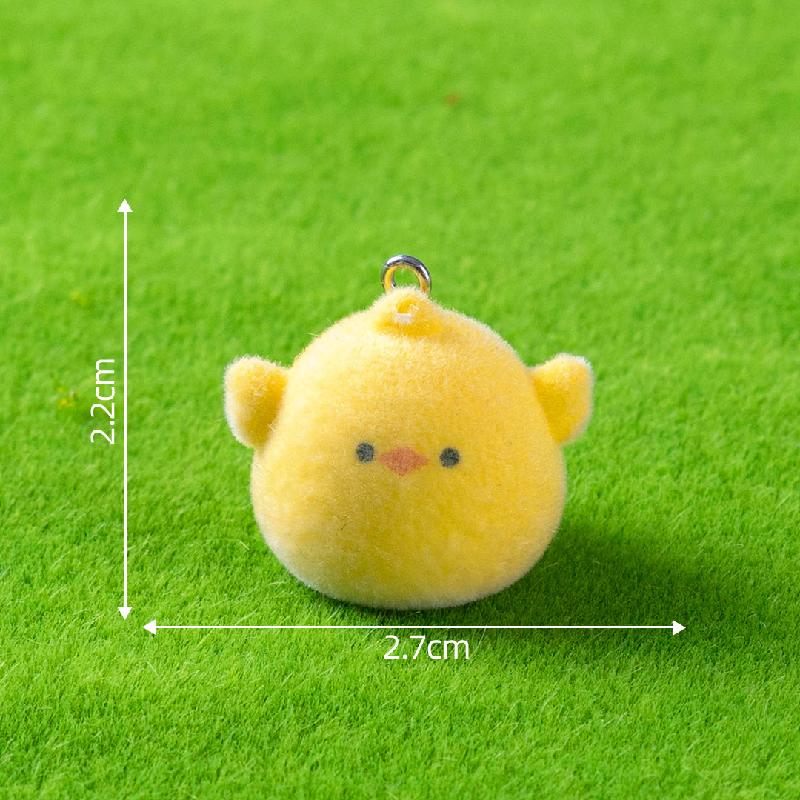 植绒公仔创意可爱小动物系列萌粒 DIY装饰品摆件包包钥匙扣挂配件