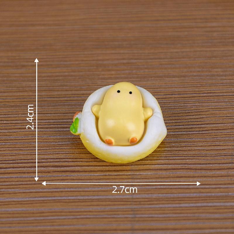 微景观创意躺平十二生肖沙发萌粒公仔 DIY装饰品挂配件迷你小摆件