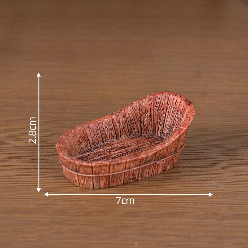 微景观创意洗浴美人鱼小猫娃屋造景 DIY装饰品配件迷你桌面小摆件