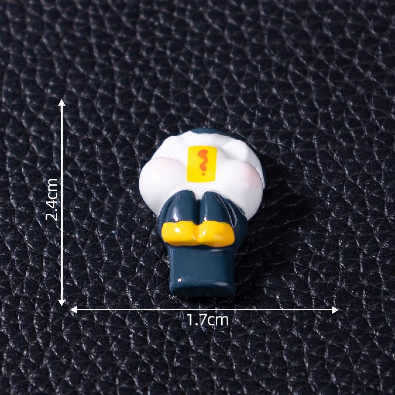 跨境新品微景观棺材僵尸萌粒万圣节造景 DIY装饰品配件迷你小摆件