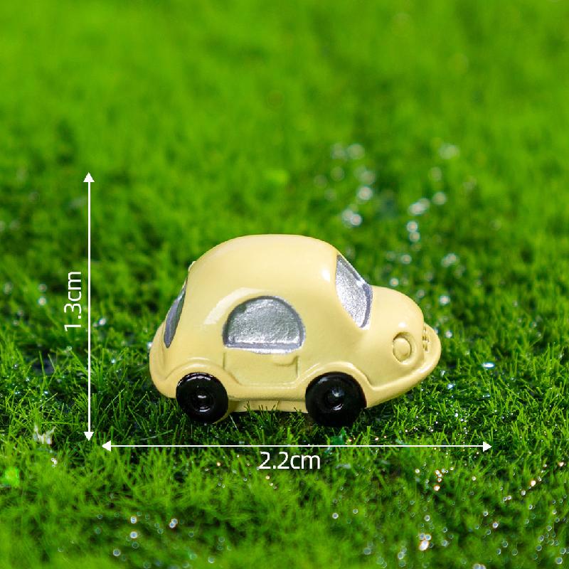 微景观创意迷你Q版汽车交通工具标识DIY装饰品配件微缩场景小摆件