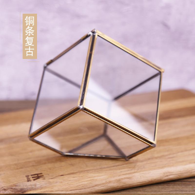 DG-23 Bồn kính hoa sáng tạo, cây hoa không mờ đục, thảo mộc sống đời, cảnh quan nhỏ, bát ăn, đồ trang trí