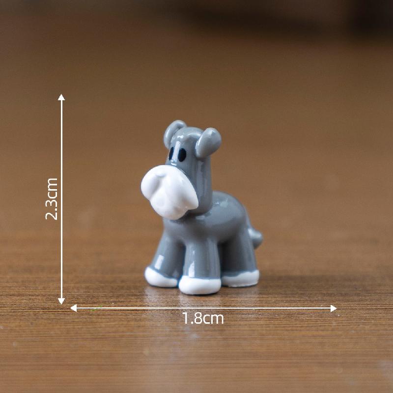 Tiểu cảnh cún con dễ thương, búp bê DIY, phụ kiện xe hơi bàn tiểu cảnh mini (ZC-501)