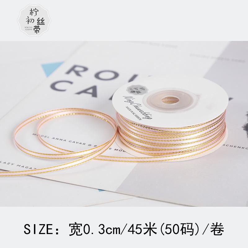 Dải ruy băng vàng kim 3mm, lý tưởng cho gói quà, trang trí bánh, và DIY. Chất liệu satin cao cấp, dễ sử dụng cho mọi nhu cầu.