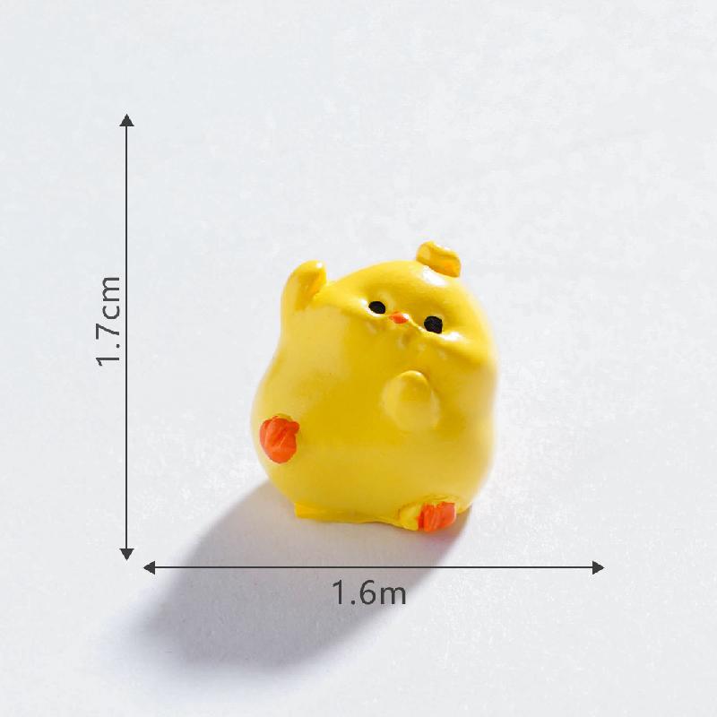 苔藓微景观创意小鸡仔萌粒园艺造景 DIY装饰品配件迷你桌面小摆件