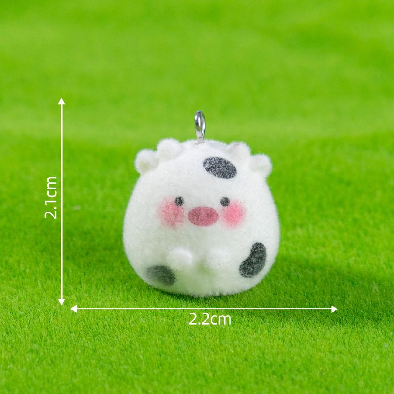 植绒公仔创意可爱小动物系列萌粒 DIY装饰品摆件包包钥匙扣挂配件