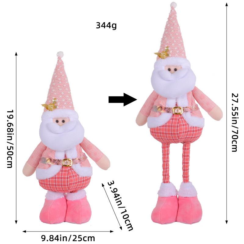 Trang trí Noel: Búp bê người tuyết, nai co giãn, khách sạn