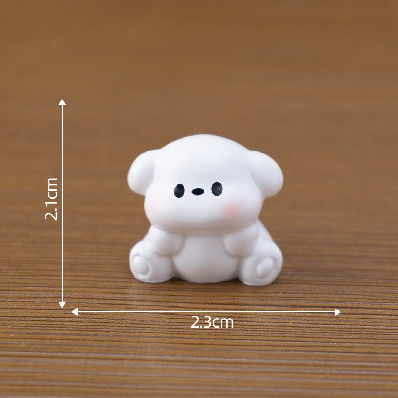 微景观创意可爱小猫小狗公仔娃娃屋 DIY装饰品配件迷你桌面小摆件