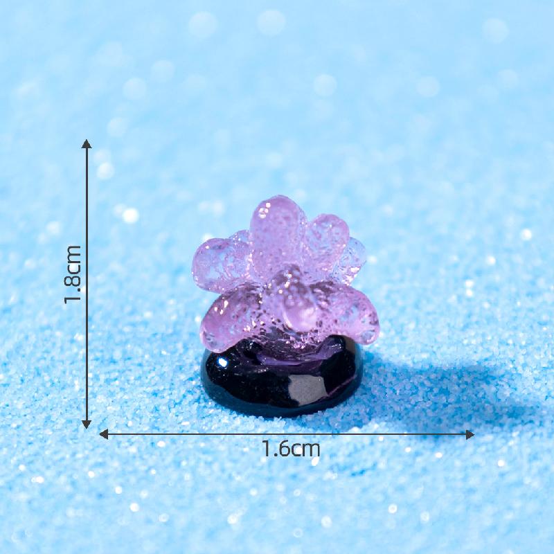 跨境新品微景观夜光小珊瑚 鱼缸海洋造景DIY装饰品配件迷你小摆件