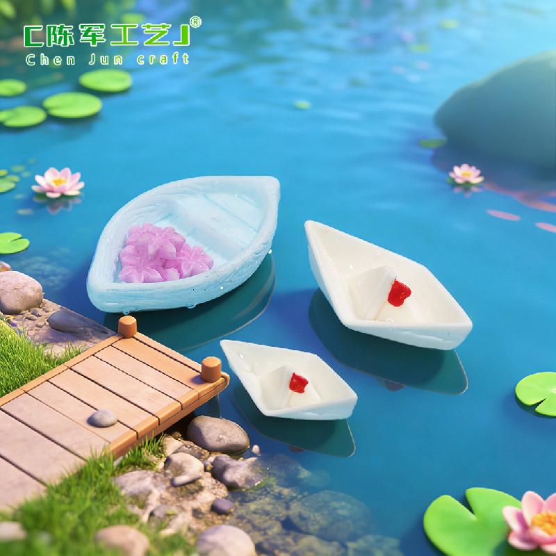 Thuyền Hoa Nổi Mini Trang Trí (PK-207)