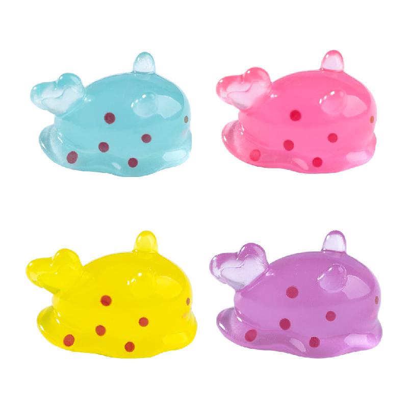 跨境 新品微景观创意夜光小海兔海洋造景DIY装饰品配件迷你小摆件