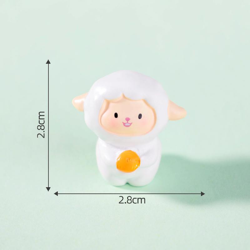 微景观创意可爱小羊公仔园艺造景 DIY装饰品挂配件迷你桌面小摆件