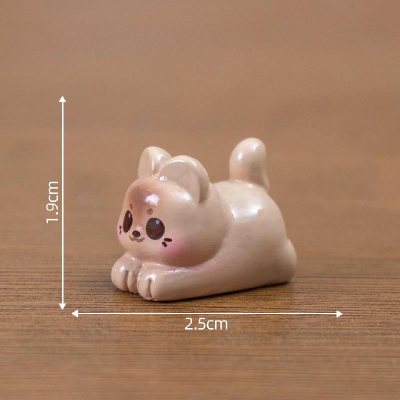 微景观创意可爱Q萌小猫萌粒公仔DIY装饰品配件迷你车载桌面小摆件