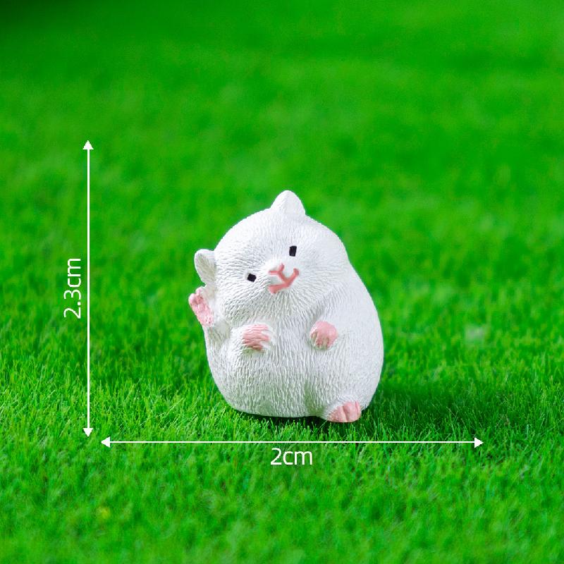 Tiểu cảnh động vật rừng: cú, búp bê DIY, phụ kiện treo bàn tiểu cảnh mini (ZC-495)