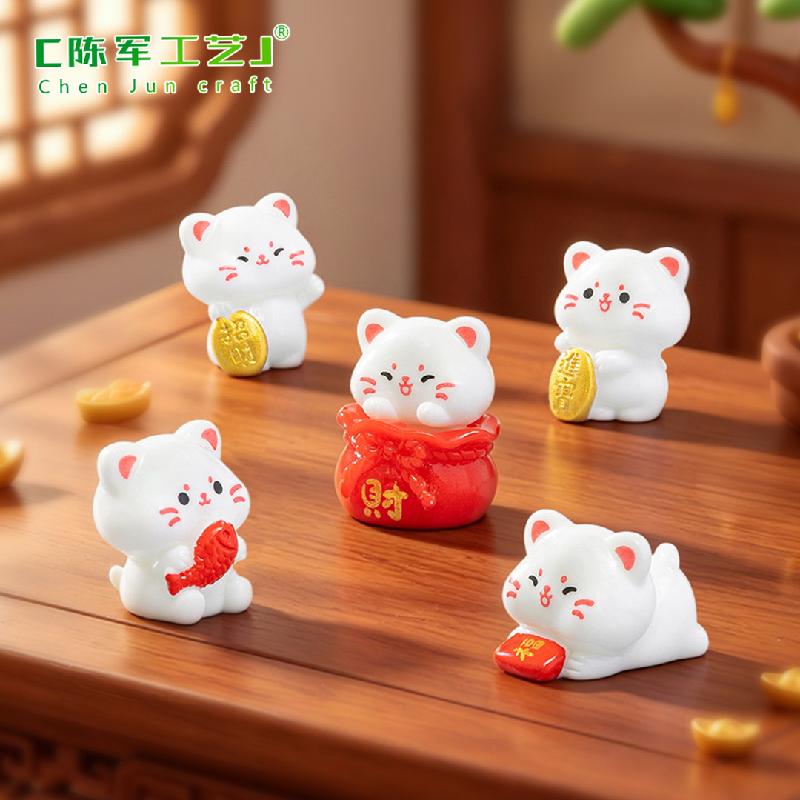 Mèo Chiêu Tài Mini Nhà Búp Bê DIY (PK-830)