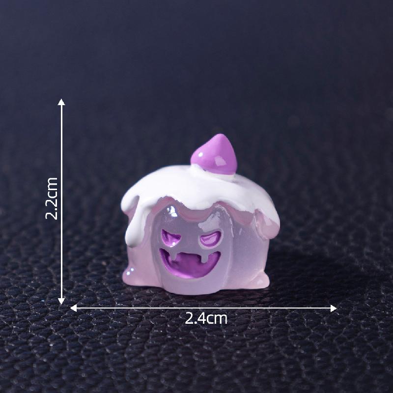 跨境新品微景观棺材僵尸萌粒万圣节造景 DIY装饰品配件迷你小摆件