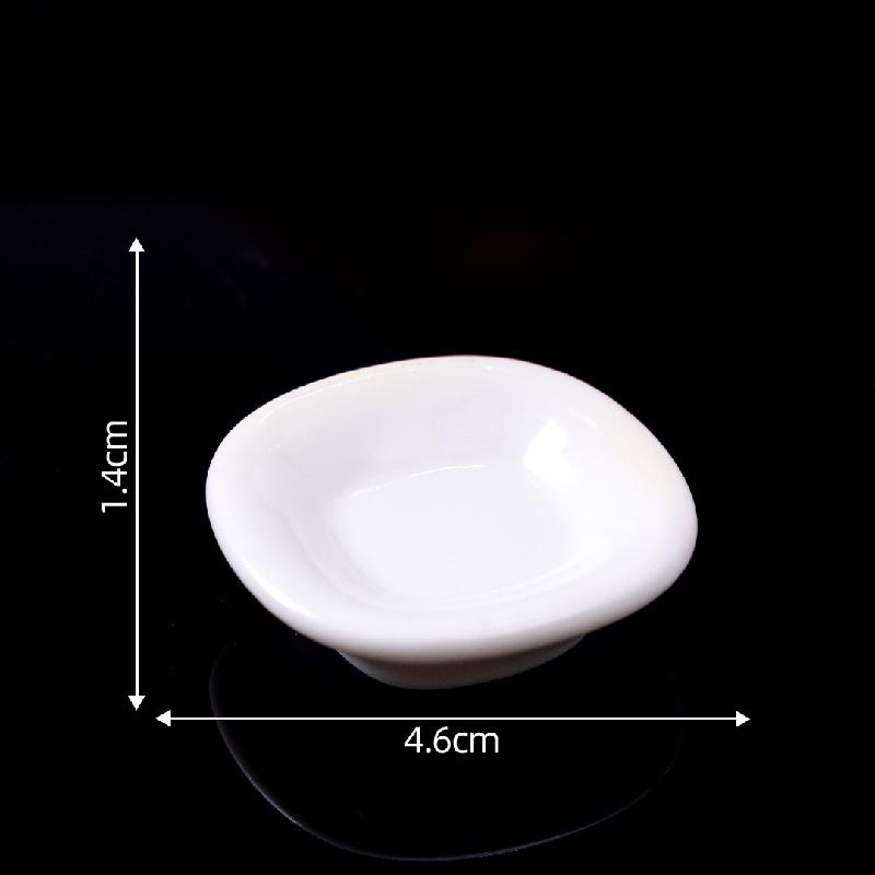 微景观创意陶瓷盘子食玩微缩模型娃娃屋 DIY装饰品配件迷你小摆件