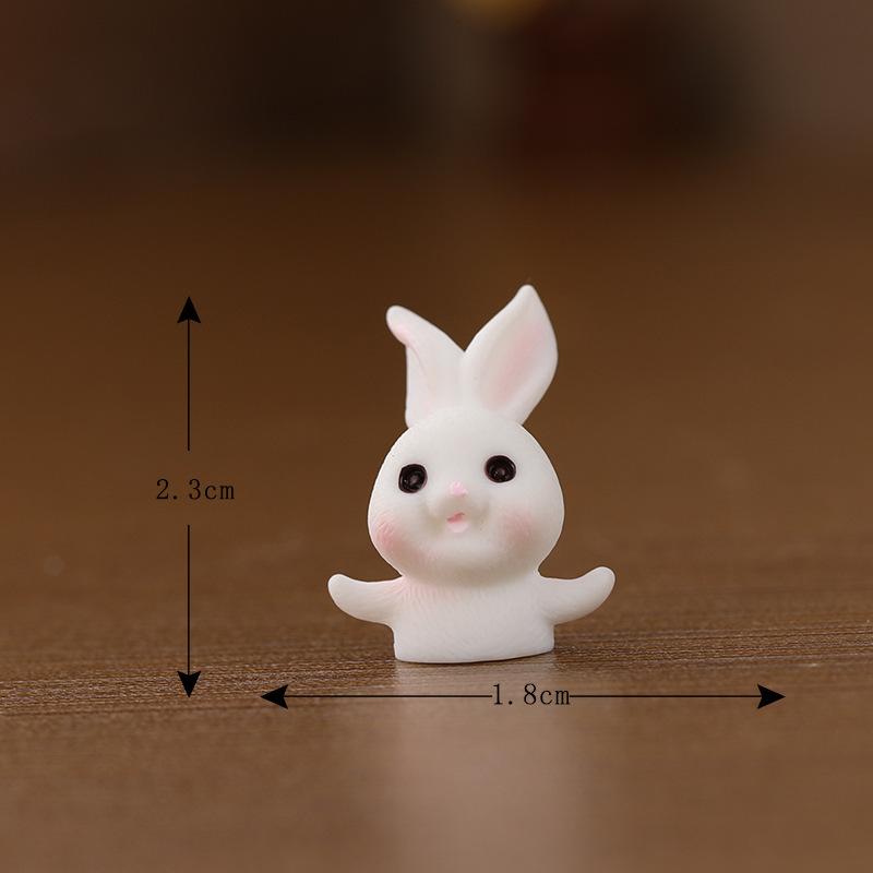 Thỏ và bao lì xì Tết - phụ kiện DIY, mô hình mini bằng resin cho nhà búp bê (ZC-1418)