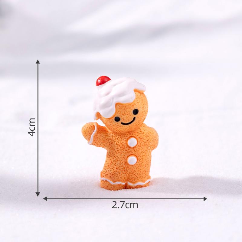 跨境外贸微景观创意圣诞老人小鹿DIY装饰品挂配件迷你桌面小摆件