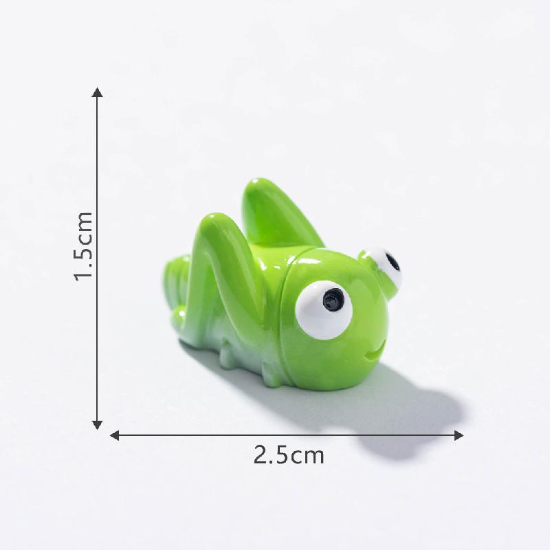 微景观创意大眼昆虫青蛙蜜蜂园艺造景 DIY装饰配件迷你桌面小摆件