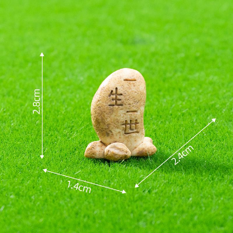 Tiểu cảnh đá tình yêu, quà tặng cây cảnh dễ thương DIY (ZC-611)