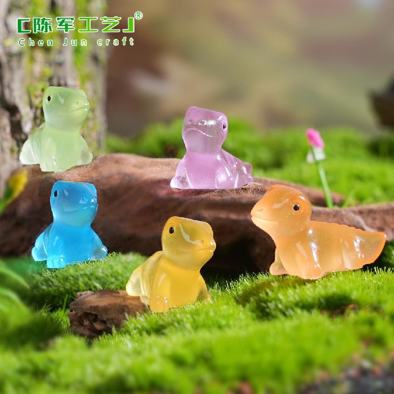 跨境外贸微景观创意夜光小蜥蜴园艺造景 DIY装饰品配件迷你小摆件